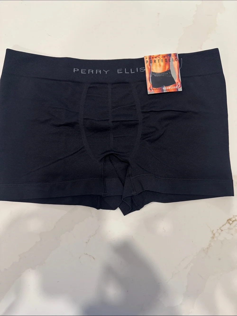 Perry Ellis Black Seamless Boxer Briefs